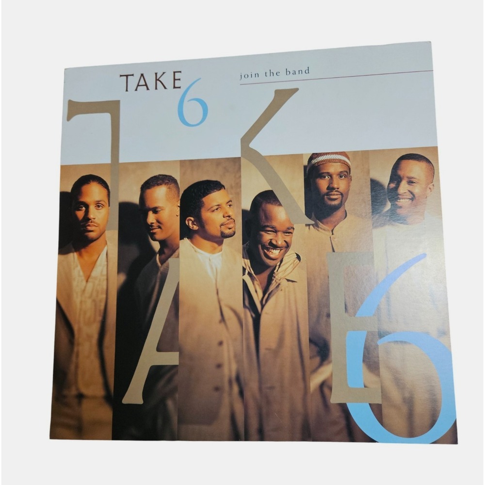 Take 6 Join the Band 1994 Promo Flat‎ Poster 12x12 Double Sided Reprise Records